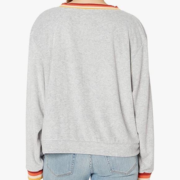 Rip Curl Surfer Vibe Boardwalk Crew Neck Sweatshirt Beach Sweater W-126 Sz M - Picture 2 of 7